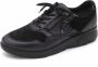 Waldläufer Dames Veterschoen 668001-411-361 Zwart Combi Wijdte K (40.5) - Thumbnail 2