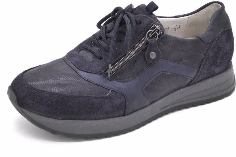 Waldläufer Dames Veterschoen 7520047-404-194 Donkerblauw Wijdte H (41)