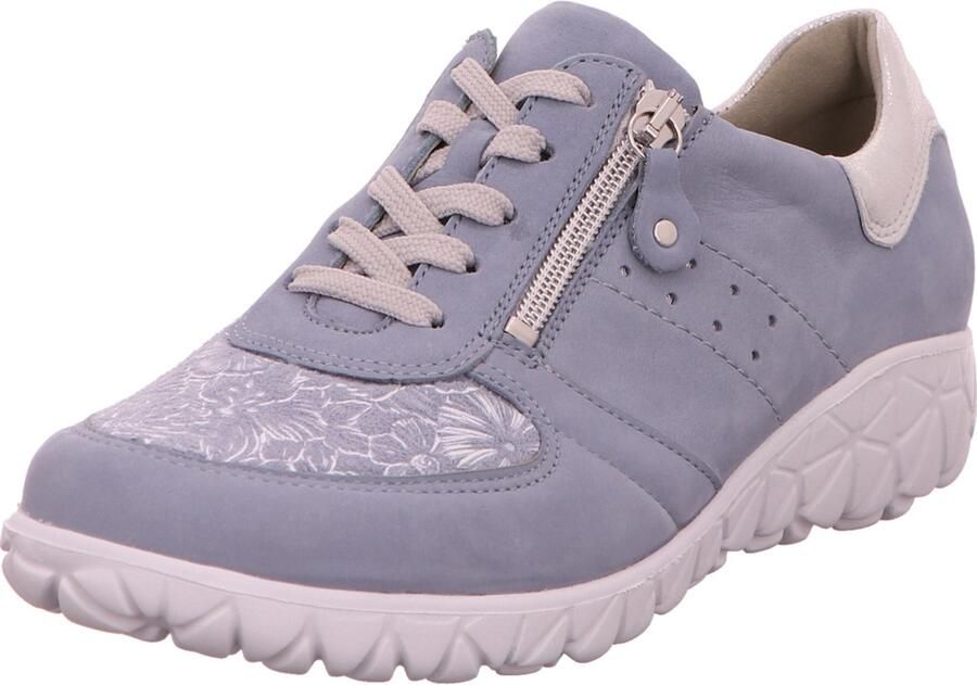 Waldläufer dames veterschoenen blauw