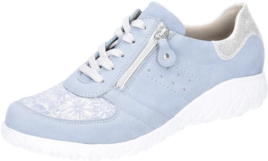 Waldläufer dames veterschoenen blauw