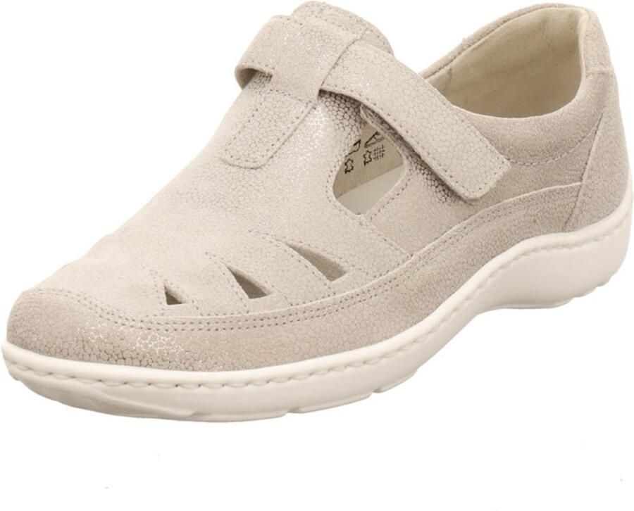 Waldläufer Dames Veterschoenen grijs
