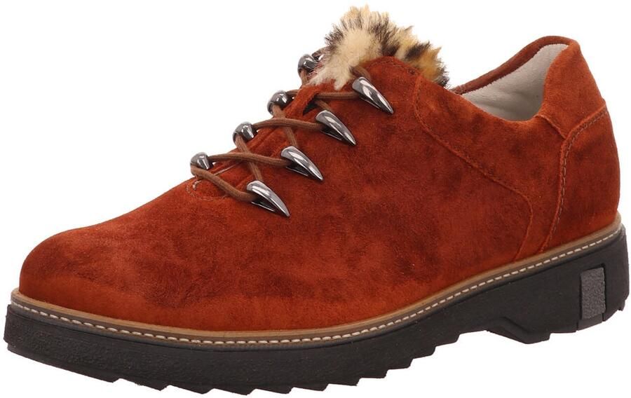 Waldläufer dames veterschoenen rood