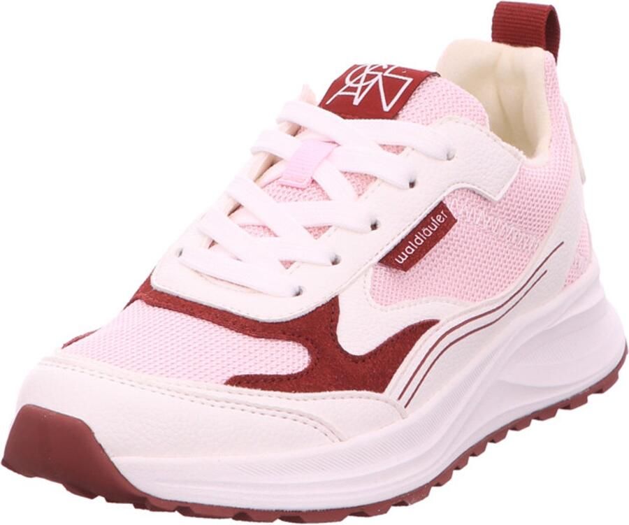 WALDLÄUFER Sneakers laag 'Laila' cyclaam rosa wit