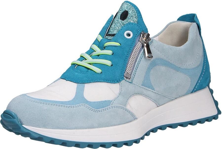 Waldläufer Blauwe Sportschoenen 797002 Blue Dames