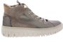 WALDLAUFER Waldläufer Sneakers Dames Combi H Rits Sneaker Maat: 37 5 Materiaal: Suède Kleur: Beige - Thumbnail 1