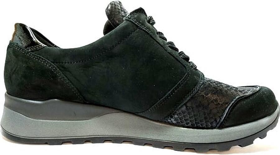 Wäldlaufer Dames Veterschoenen Waldlaufer Hiroko Soft H64007 Zwart ½