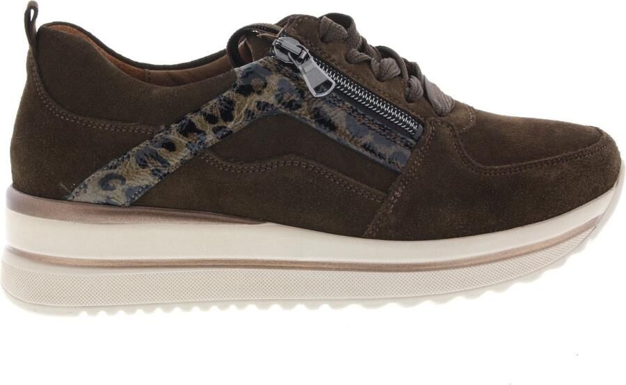 Wäldlaufer Dames Veterschoenen Waldlaufer K-luana Khaki