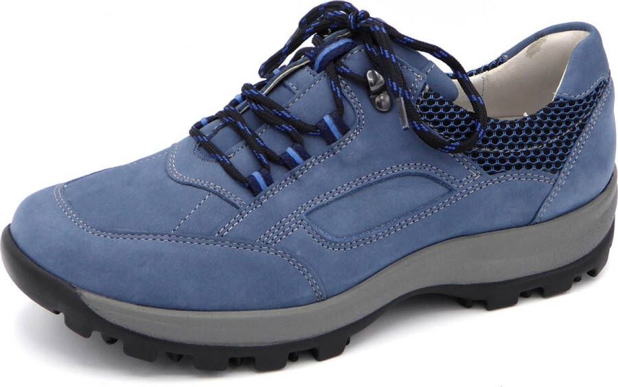 Waldläufer Dames Wandelschoen 471000-802-263 Jeansblauw Holly Wijdte H