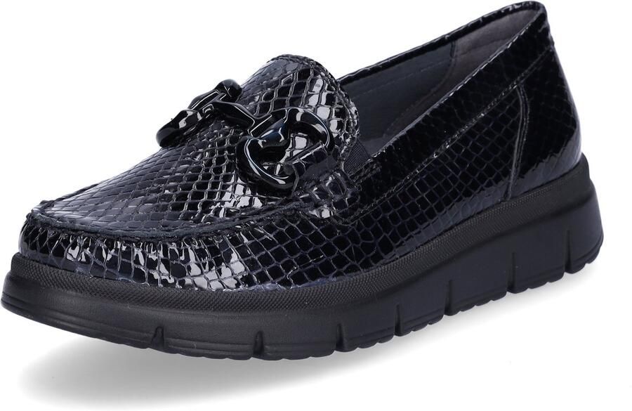 Waldläufer damesslippers Pina donkerblauw