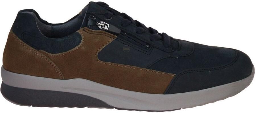 Waldläufer Fabian Sneaker Blauw-Bruin K-leest