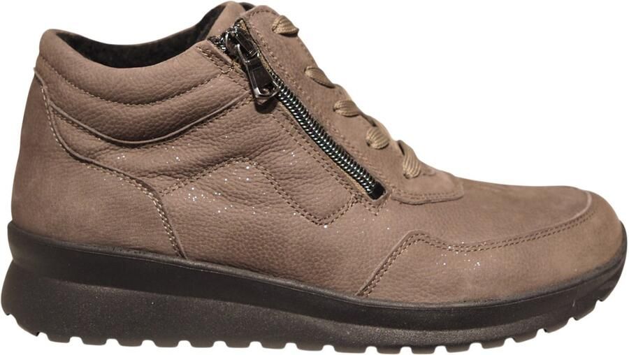 Waldläufer grijze leren veterboots