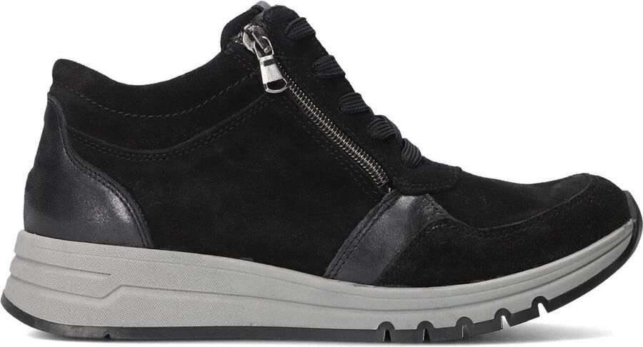 WALDLAUFER Waldläufer Hoge Sneakers Dames H April 40 5 Suède Zwart