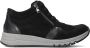 WALDLAUFER Waldläufer Hoge Sneakers Dames H April 40 5 Suède Zwart - Thumbnail 1