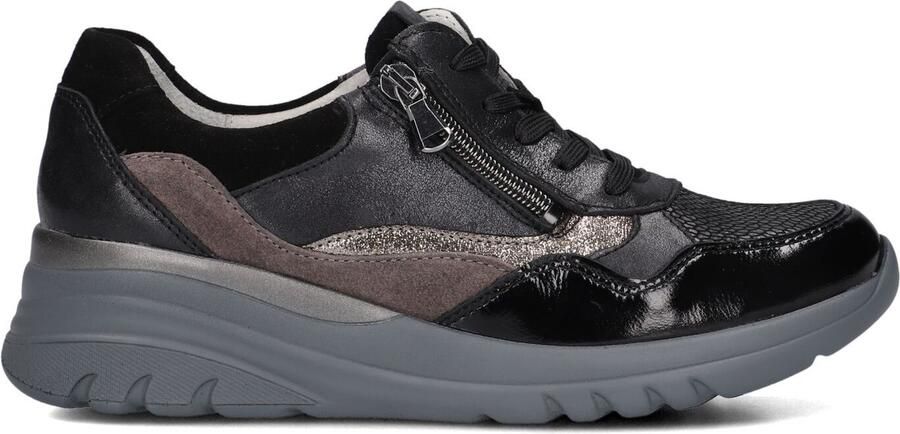 WALDLAUFER Waldläufer Lage Sneakers Dames H Carla Maat: 40 5 Materiaal: Leer Kleur: Zwart