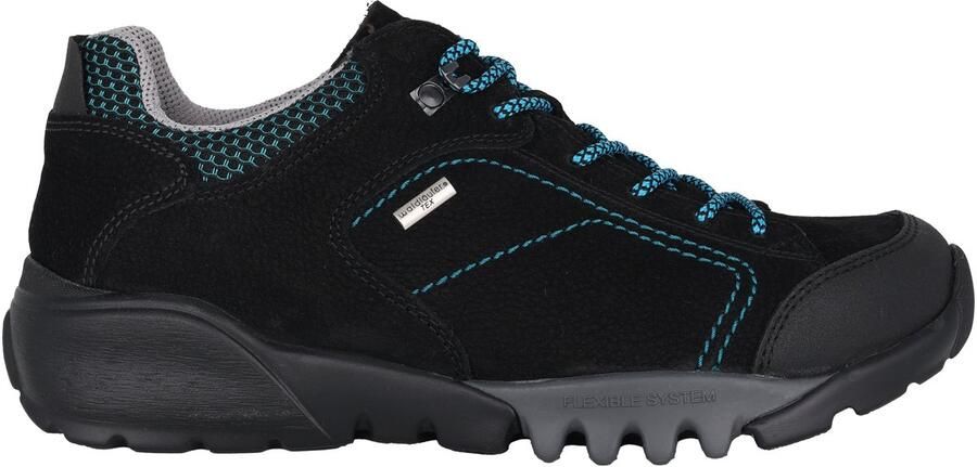 Waldläufer H-Fritz heren sneaker Zwart