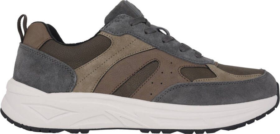 Waldläufer Wijde pasvorm heren sneaker Grijs