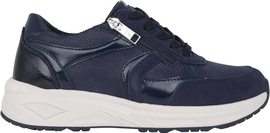 Waldläufer Blauwe wijde sneakers voor vrouwen