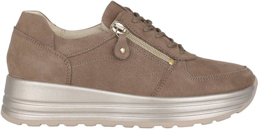 Waldläufer H-Lana dames sneaker Taupe