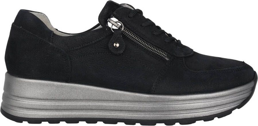 Waldläufer H-Lana dames sneaker zwart