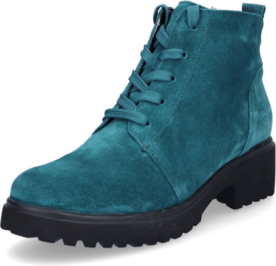Wäldlaufer Waldläufer Dames Veterboot 716807-195-124 Petrol Wijdte H (37.5)