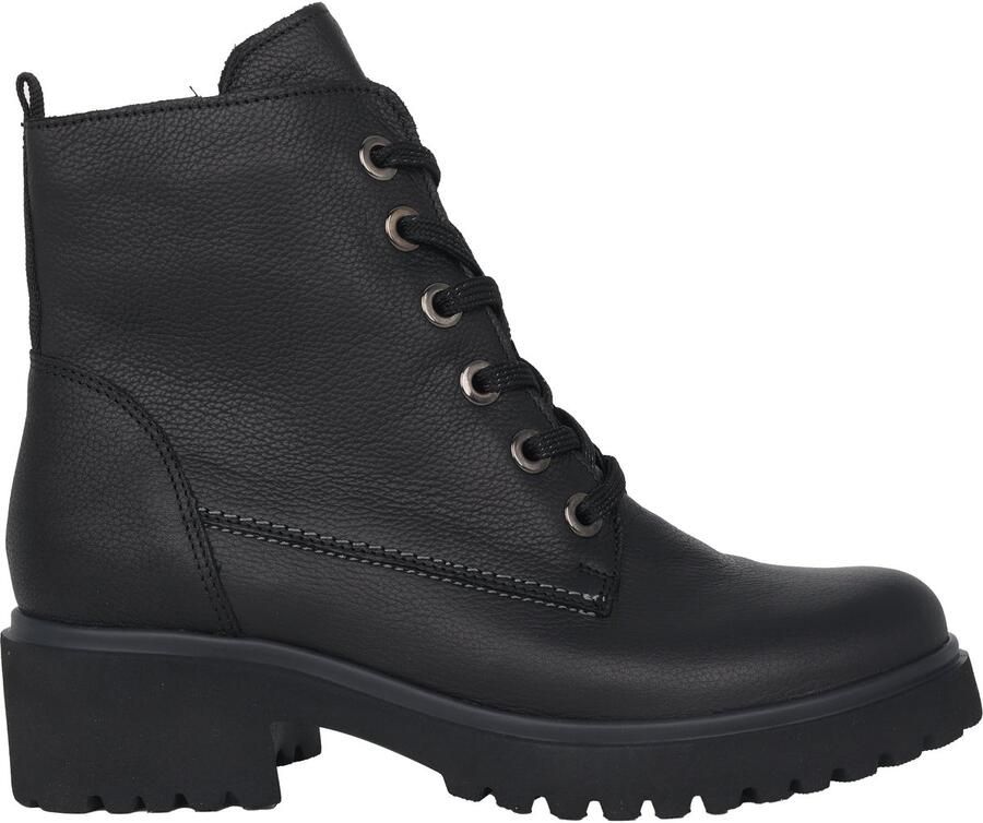 Waldläufer Warmgevoerde Comfort Enkellaars Zwart Black Dames