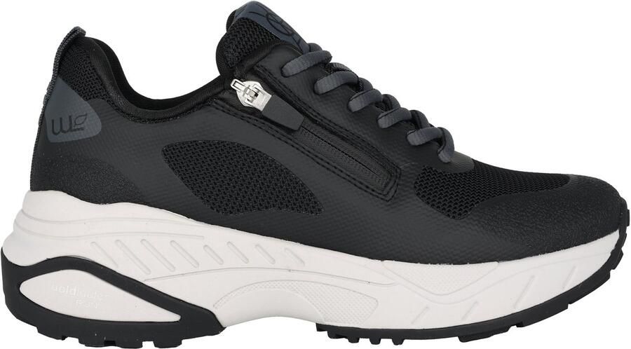 Waldläufer Stijlvolle zwarte wandelsneakers voor dames