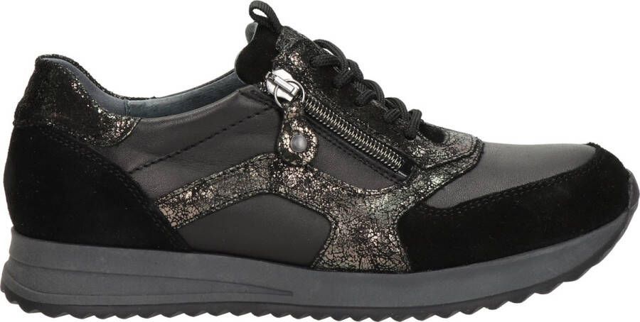 Waldläufer H-Vicky dames sneaker Zwart multi