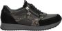 Waldläufer H-Vicky dames sneaker Zwart multi + - Thumbnail 4