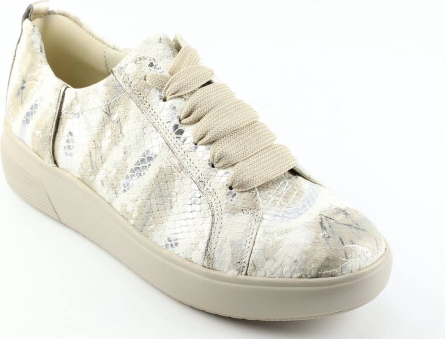 Waldlaufer Waldläufer H-Vivien Veterschoen Dames Beige Multi