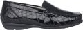 Waldläufer Comfortabele brede moccasins zwart Black Dames - Zwart