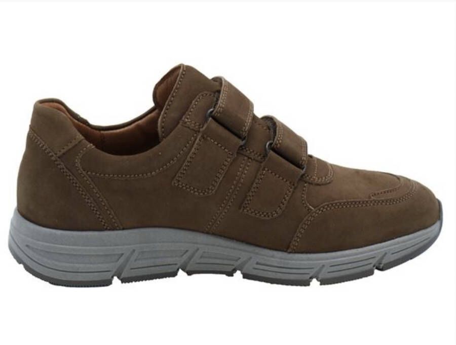 Waldläufer Heren Klittenbandschoen 323301-191-055 Taupe Wijdte H (41)