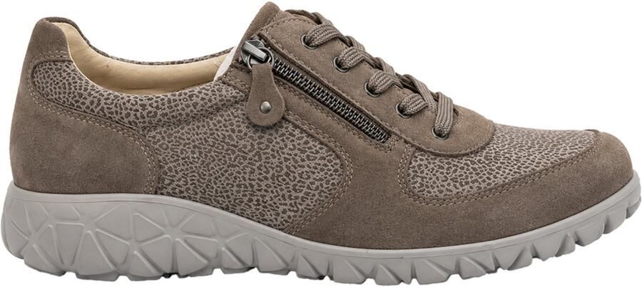 Waldläufer Havy Soft dames sneaker Taupe