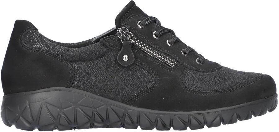 Waldläufer Havy Soft dames sneaker Zwart