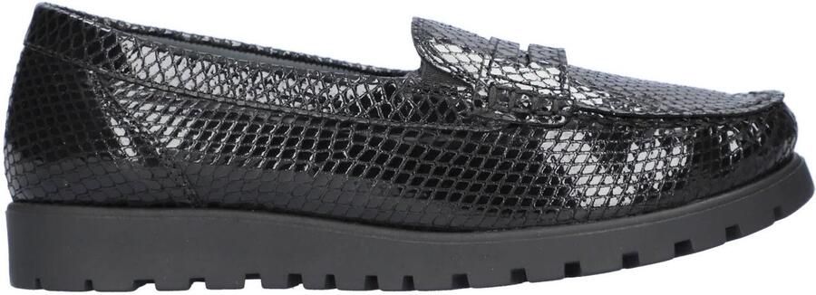Waldläufer Hegli dames moccasin Zwart