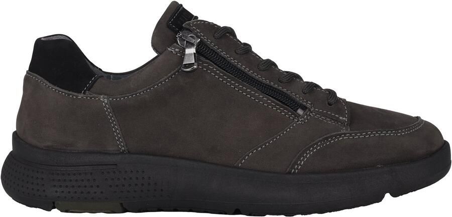 Waldläufer Wijde pasvorm heren sneaker Grijs