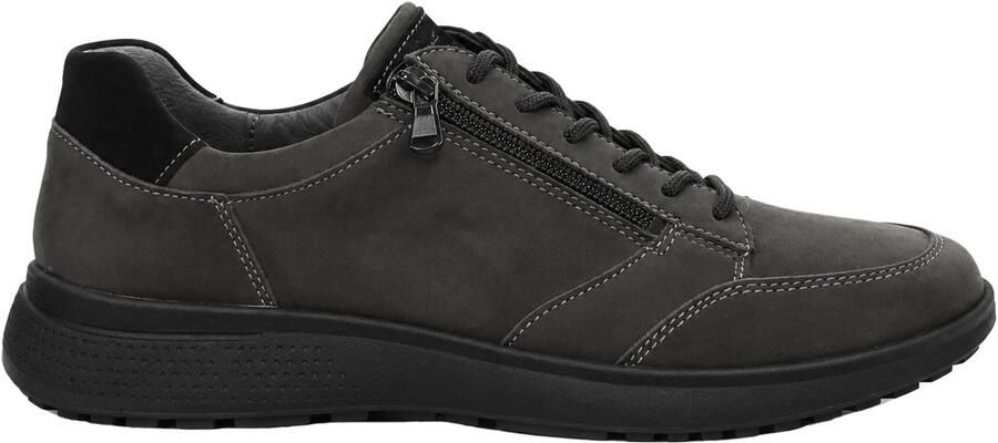Waldläufer Wijde pasvorm heren sneaker Grijs