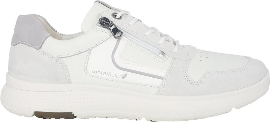 Waldläufer Wijde pasvorm heren sneaker off white