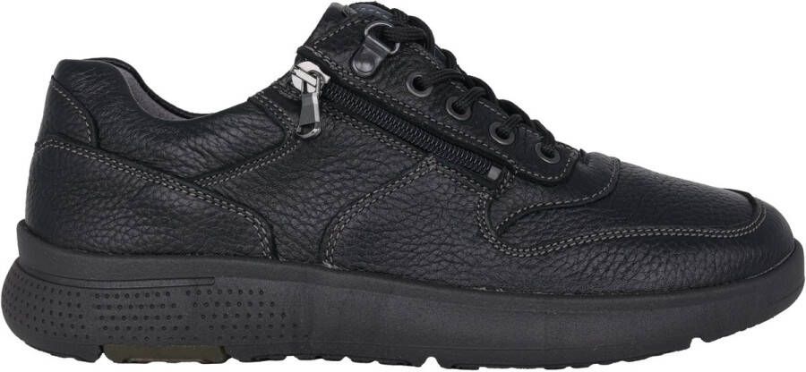 Waldläufer Heiko heren sneaker zwart
