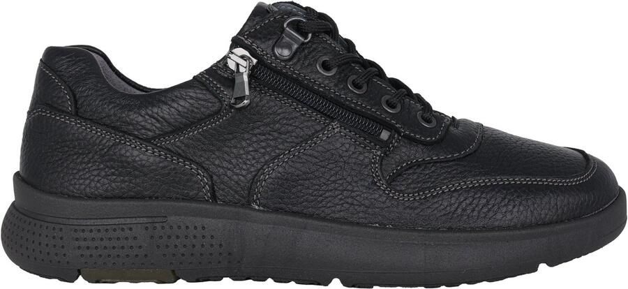 Waldläufer Wijde pasvorm heren sneaker Zwart