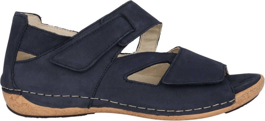 Wäldlaufer Waldlaufer 342025-H-Heliett~~~~~~~~~~~~~~ Sandalen met hakDames Sandalen Blauw