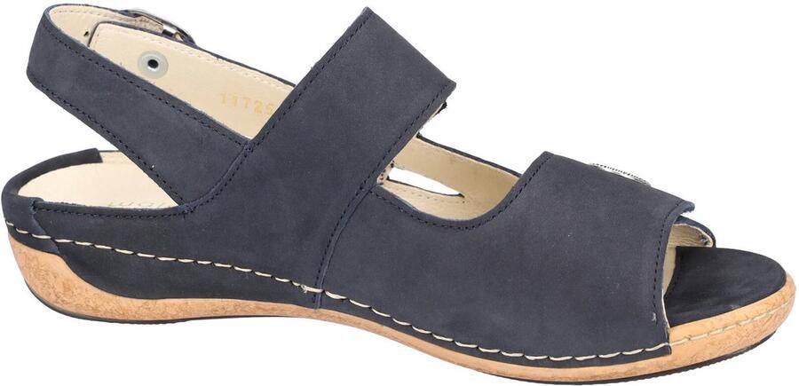 Waldläufer Veterlaarsje met rits aan beide kanten Taupe