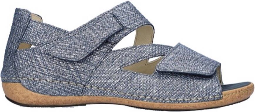 Waldläufer WALDLÄUFER HELIETT DAMES SANDALEN BLAUW 342025 100 217 DOLLY MARINE