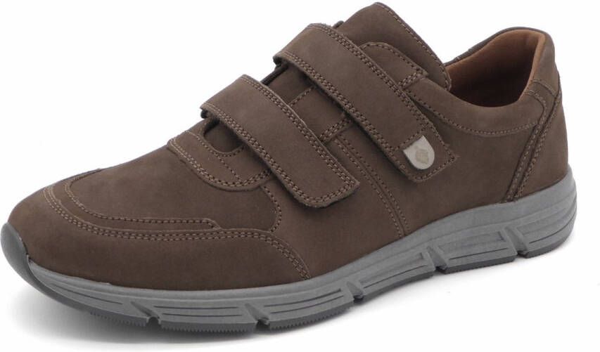 Waldläufer Heren Klittenbandschoen 323301-191-055 Taupe Wijdte H (44)