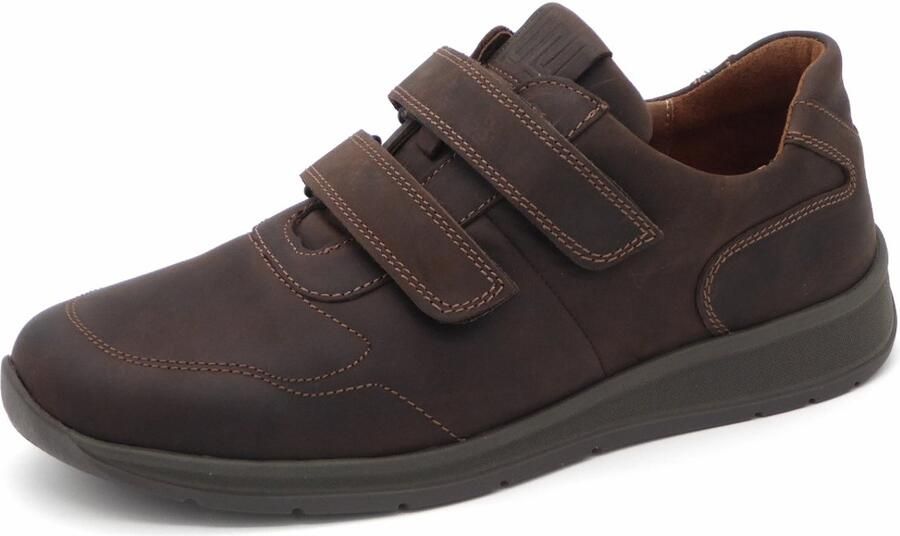 Waldläufer Heren Klittenbandschoen 686301-158-216 Bruin Wijdte K