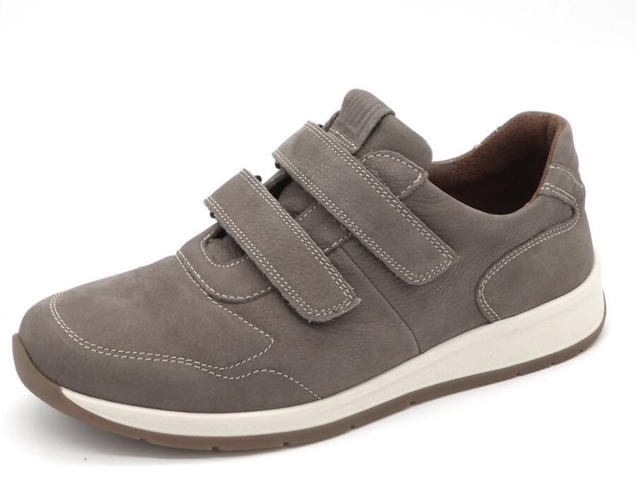 Waldläufer Heren Klittenbandschoen 686301-165-093 Taupe Wijdte K (45)