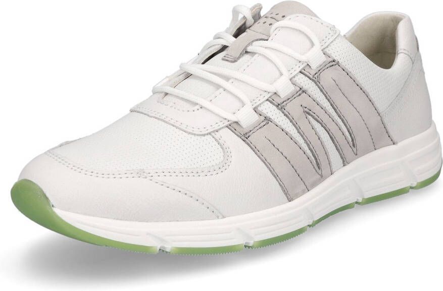 Waldläufer heren leren sneaker cement grijs