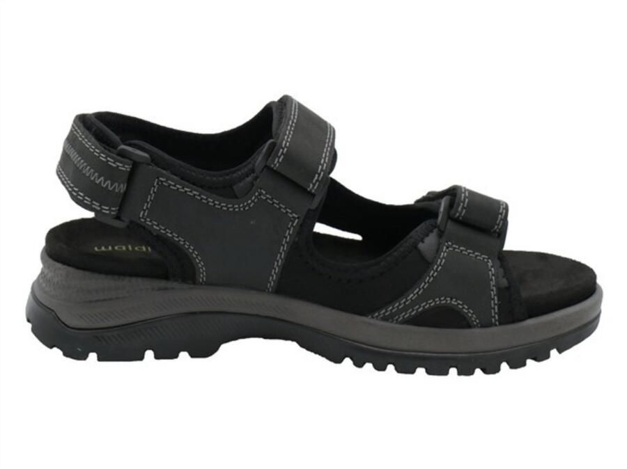 Waldläufer Heren Sandalen Waldlaufer H-taro 746004-102-194 Zwart
