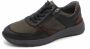 Waldläufer Heren Sneaker 662001-411-673 Zwart Combi Wijdte K (45) - Thumbnail 1