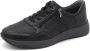 Waldläufer Heren Sneaker 662002-199-001 Zwart Wijdte K - Thumbnail 1