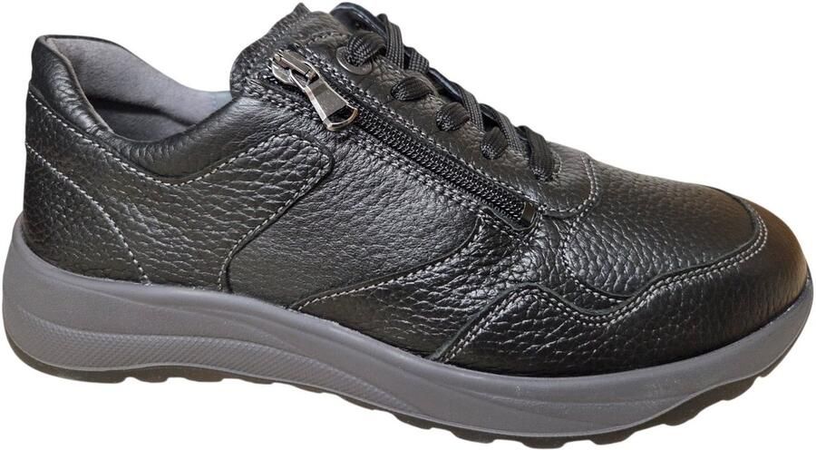Waldläufer Heren Sneaker 662002-199-001 Zwart Wijdte K